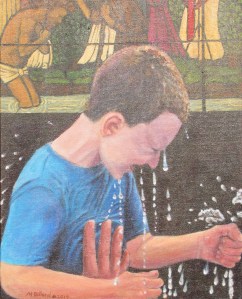 boy after baptism